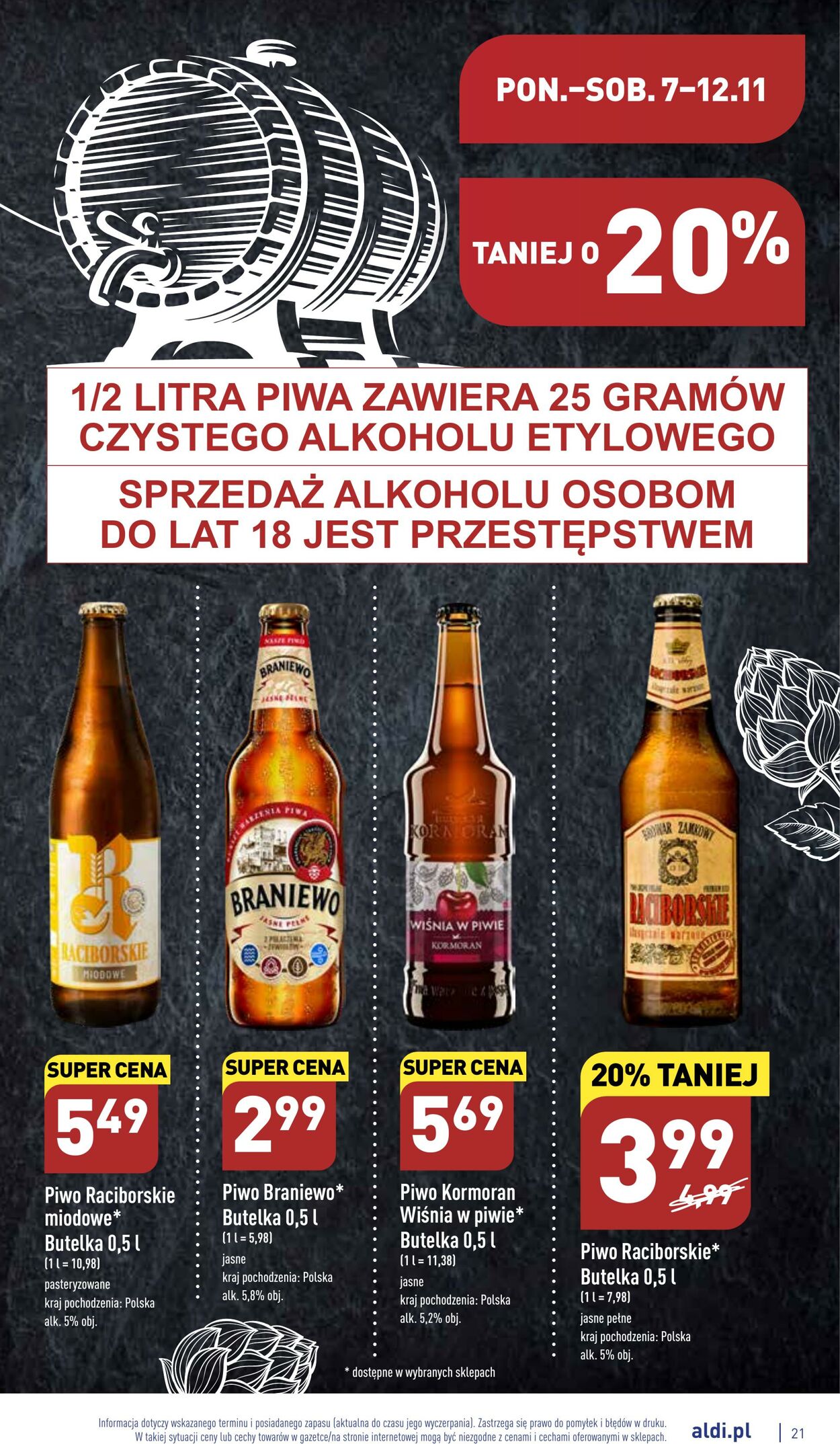 Gazetka Aldi 07.11.2022 - 12.11.2022