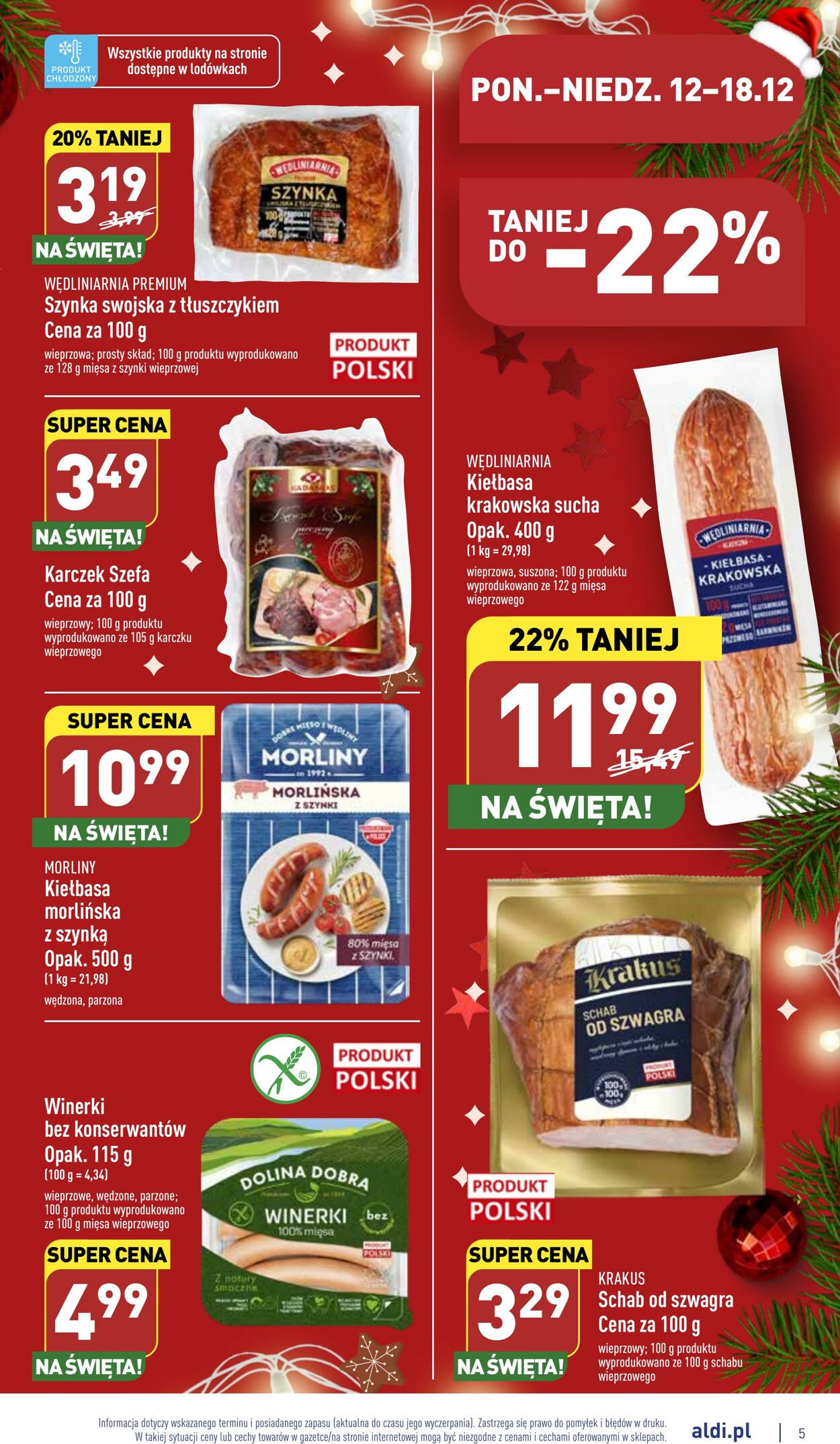 Gazetka Aldi 12.12.2022 - 18.12.2022