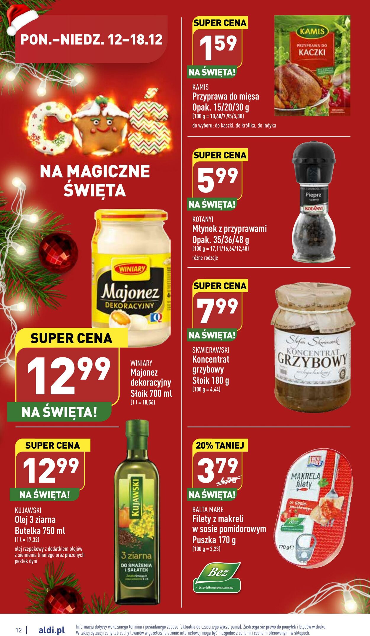 Gazetka Aldi 12.12.2022 - 18.12.2022