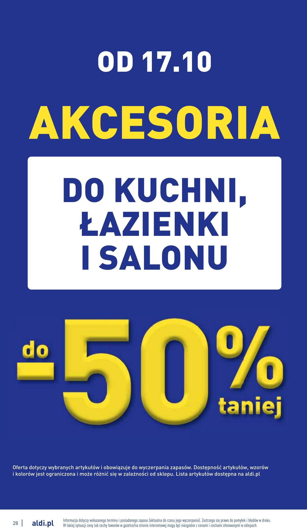 Gazetka Aldi 17.10.2022 - 22.10.2022