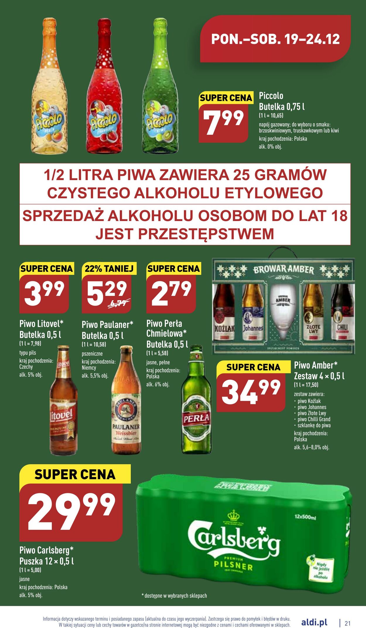 Gazetka Aldi 19.12.2022 - 24.12.2022