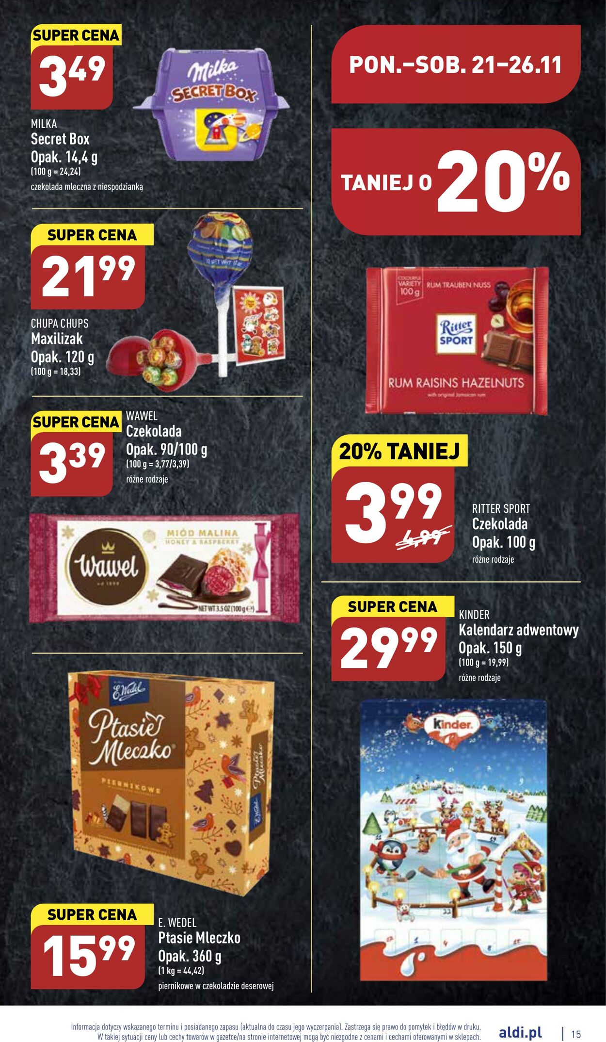 Gazetka Aldi 21.11.2022 - 26.11.2022