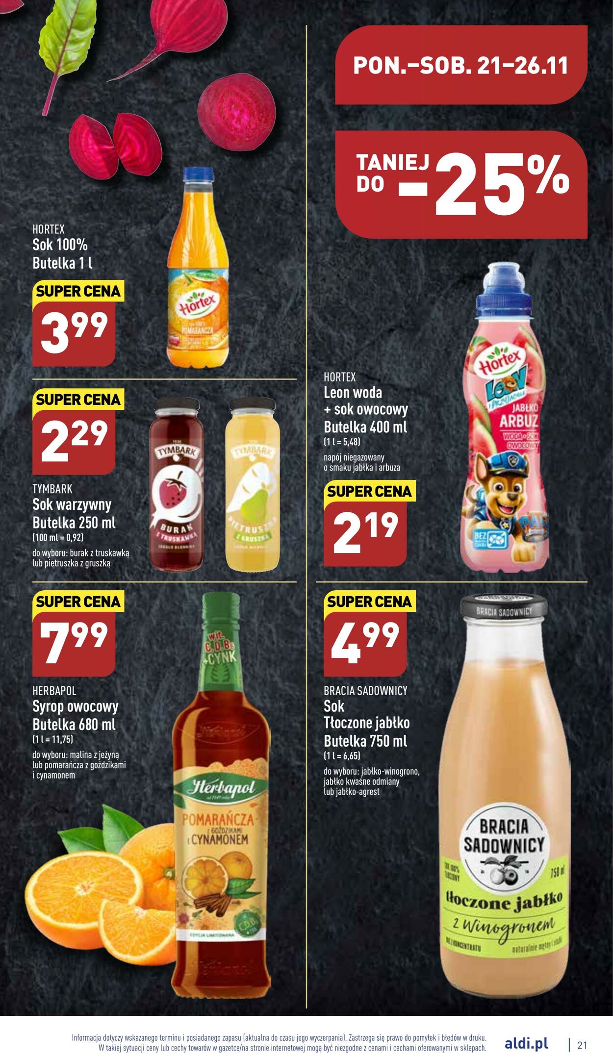 Gazetka Aldi 21.11.2022 - 26.11.2022