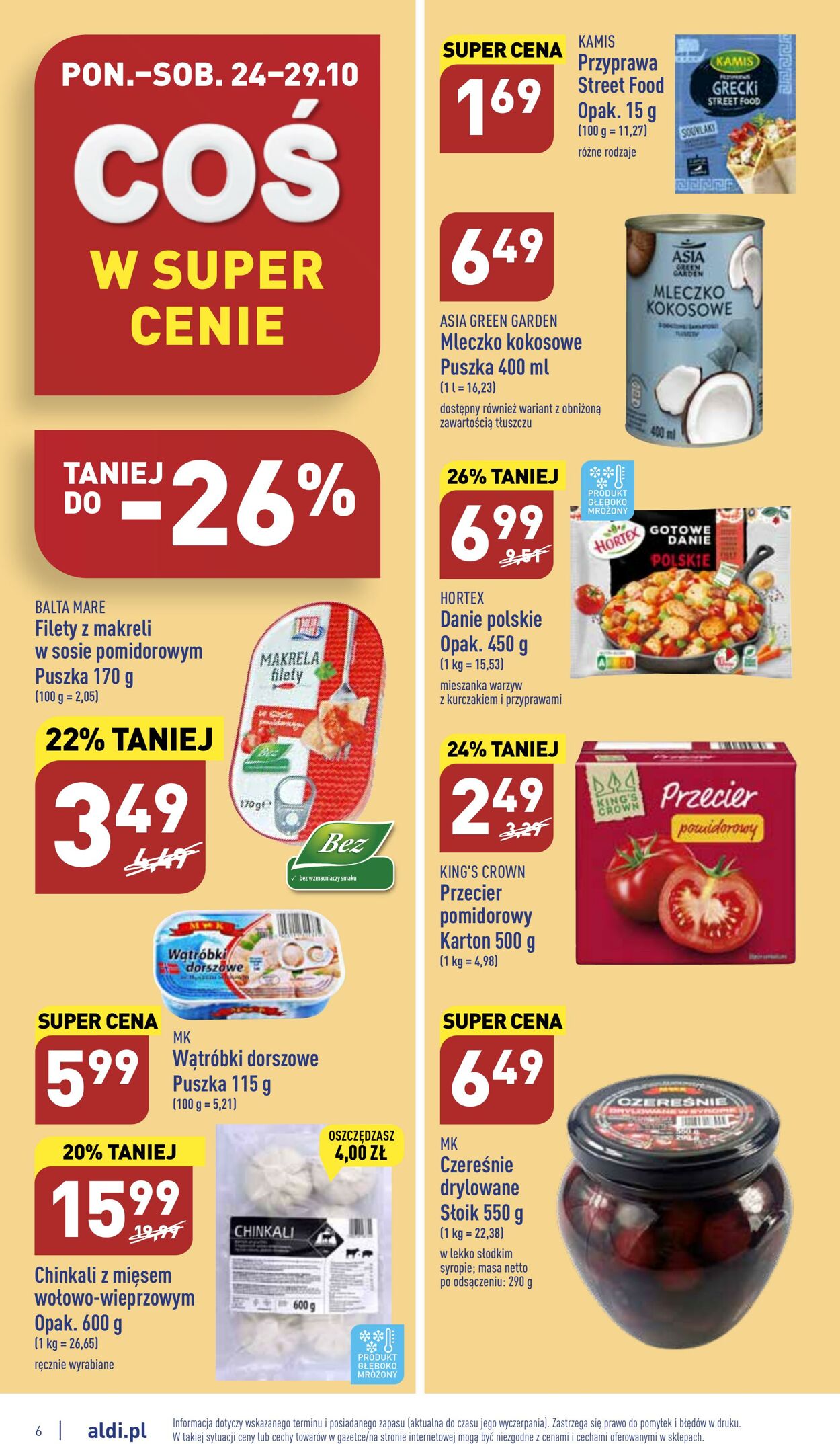 Gazetka Aldi 24.10.2022 - 29.10.2022