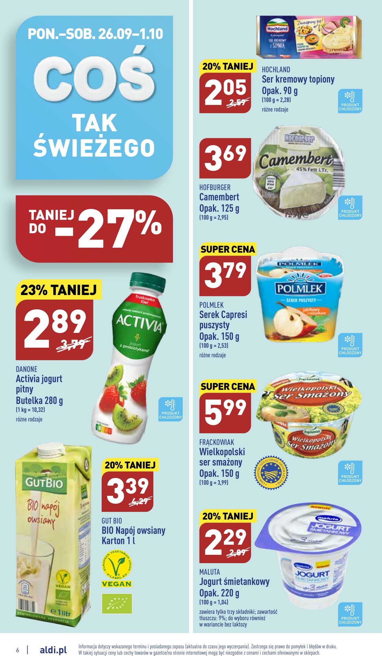 Gazetka Aldi 26.09.2022 - 01.10.2022