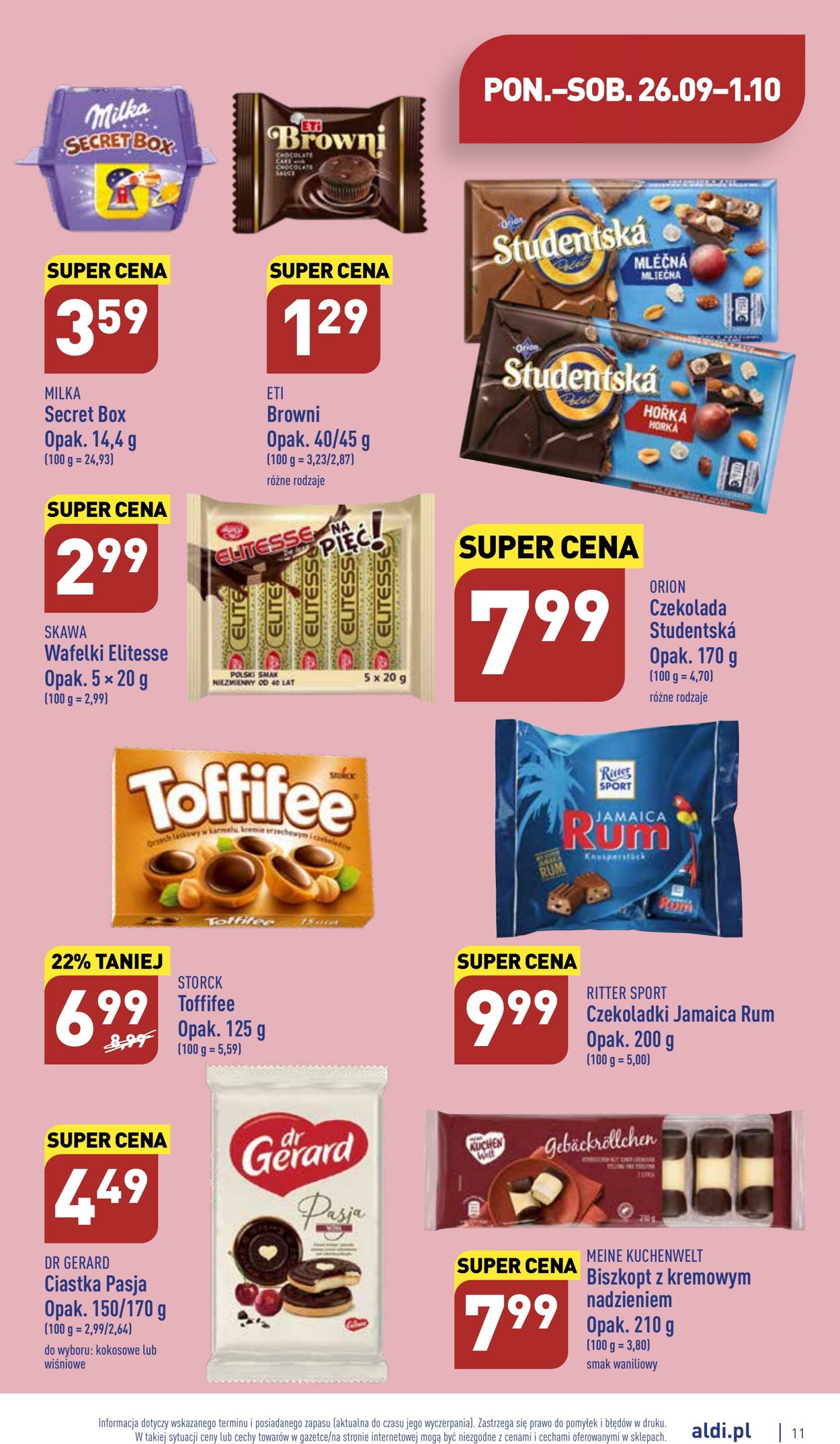 Gazetka Aldi 26.09.2022 - 01.10.2022