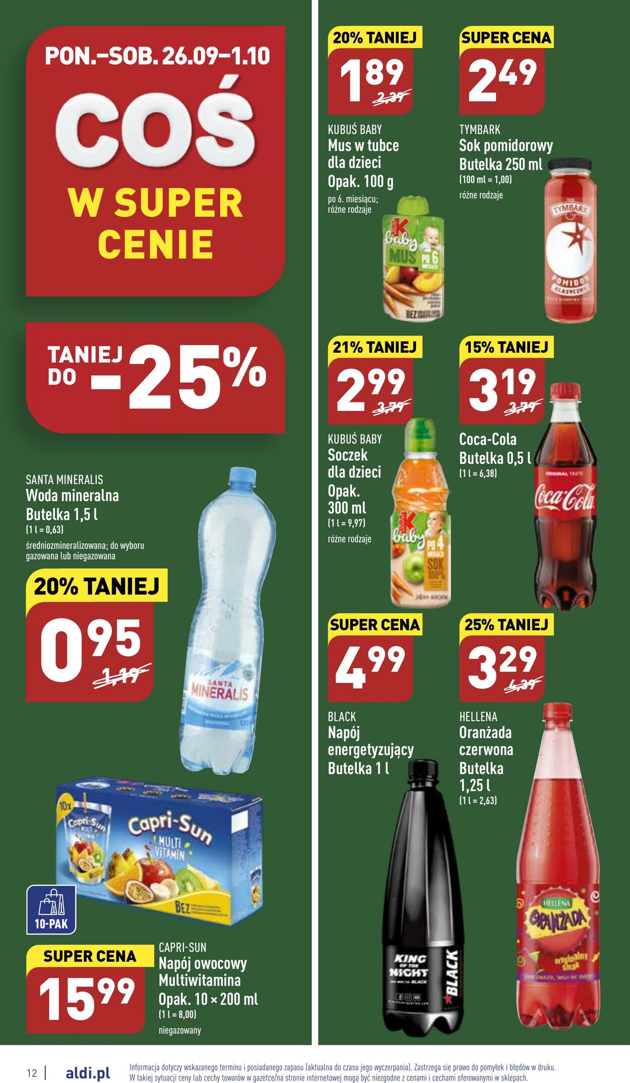 Gazetka Aldi 26.09.2022 - 01.10.2022