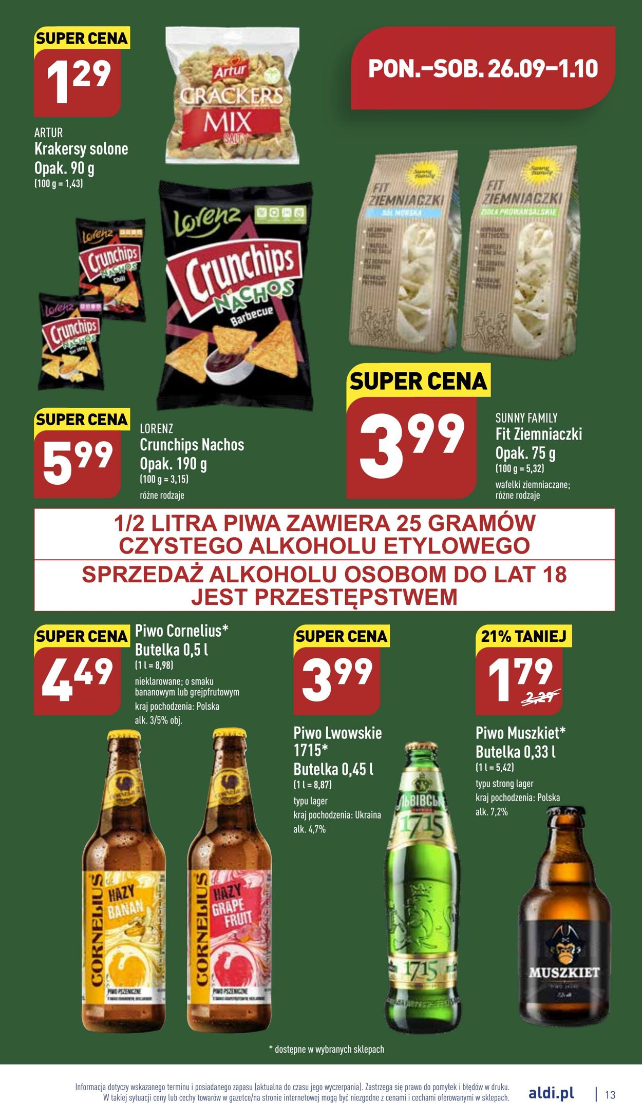 Gazetka Aldi 26.09.2022 - 01.10.2022