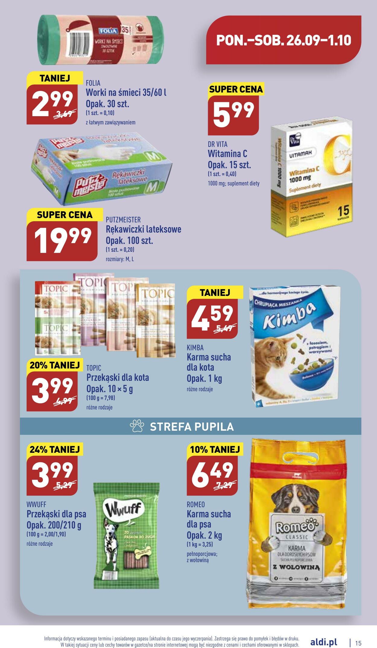 Gazetka Aldi 26.09.2022 - 01.10.2022