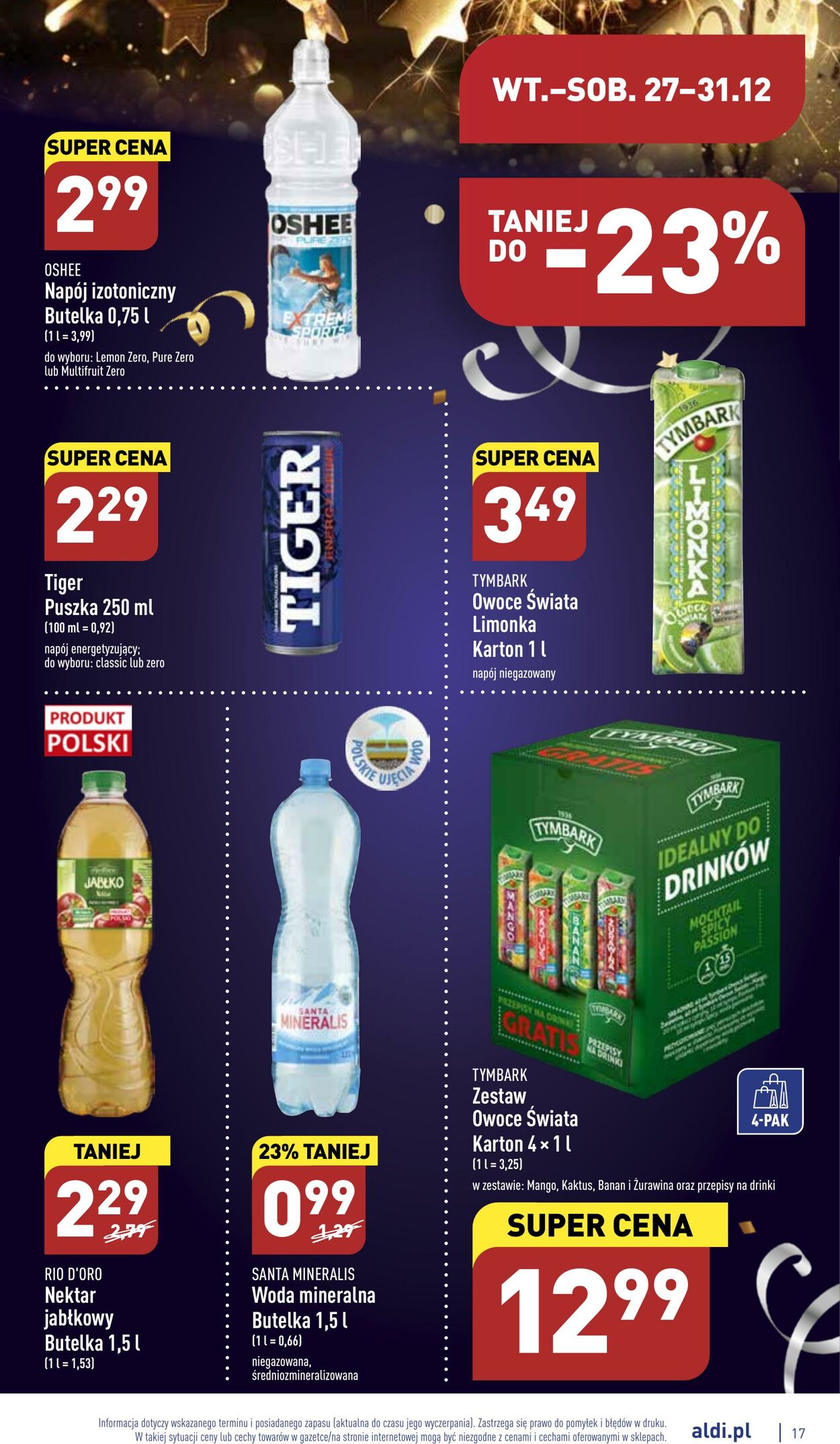 Gazetka Aldi 27.12.2022 - 31.12.2022