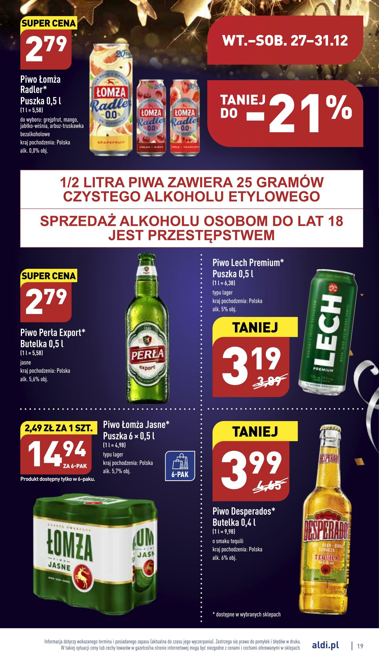 Gazetka Aldi 27.12.2022 - 31.12.2022