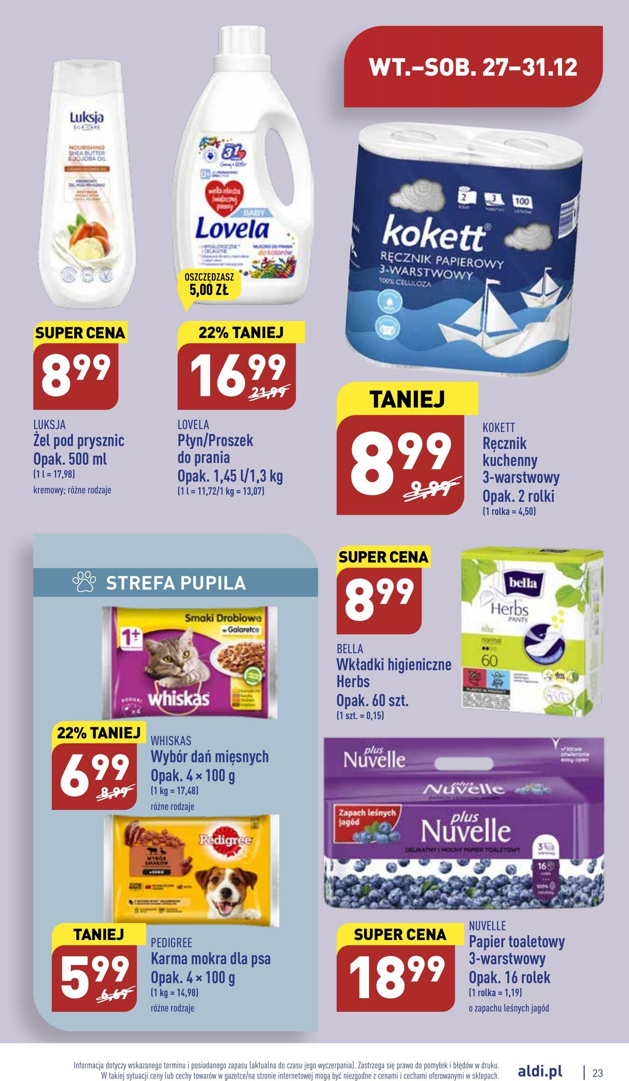 Gazetka Aldi 27.12.2022 - 31.12.2022