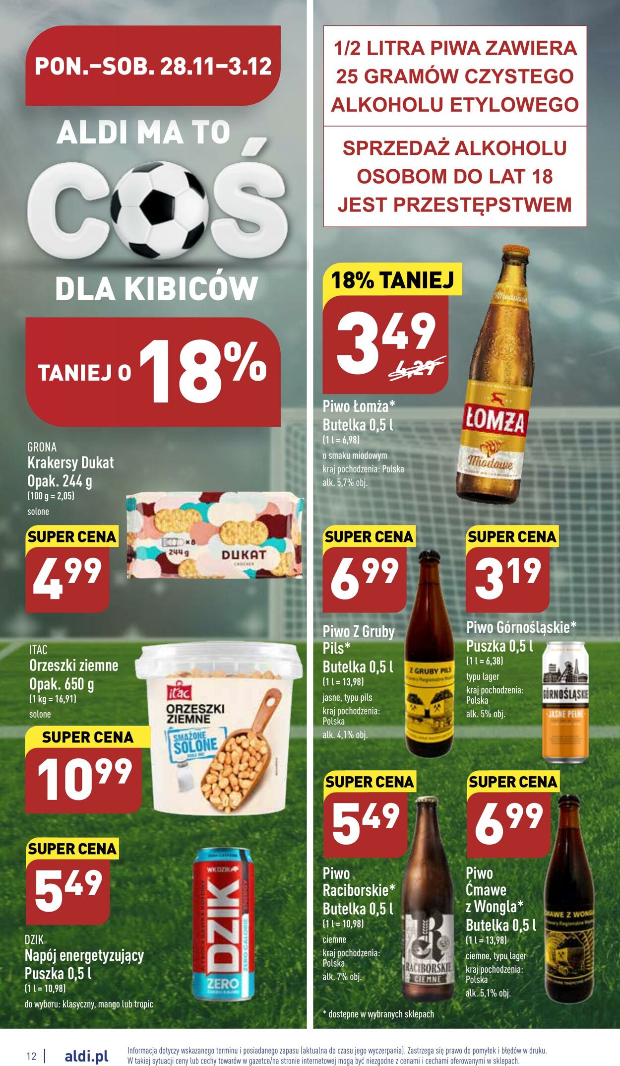 Gazetka Aldi 28.11.2022 - 03.12.2022