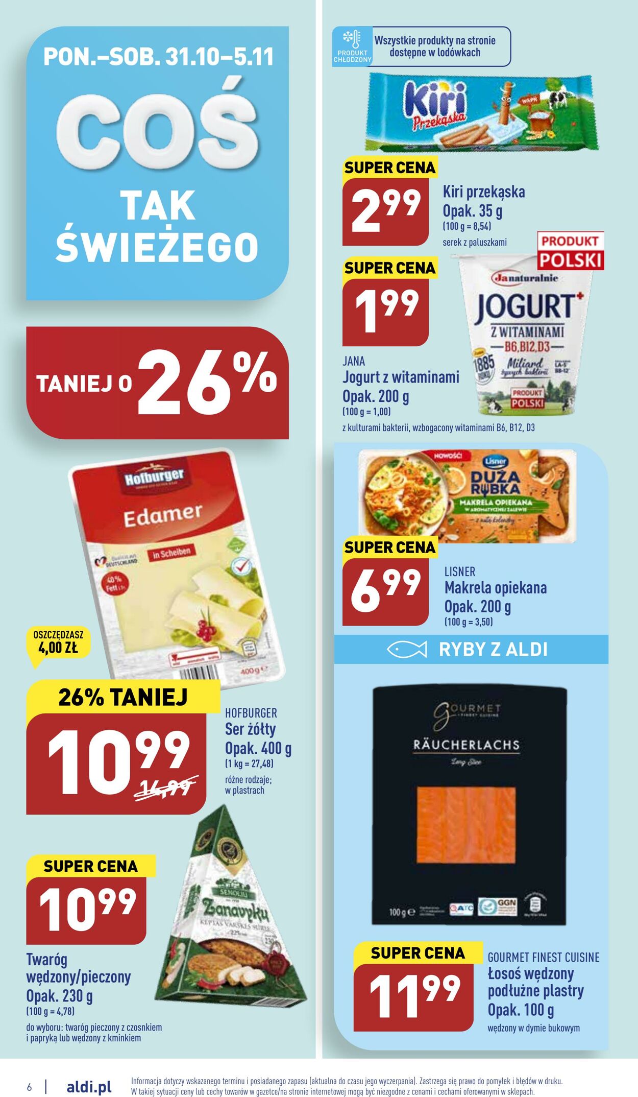 Gazetka Aldi 31.10.2022 - 05.11.2022