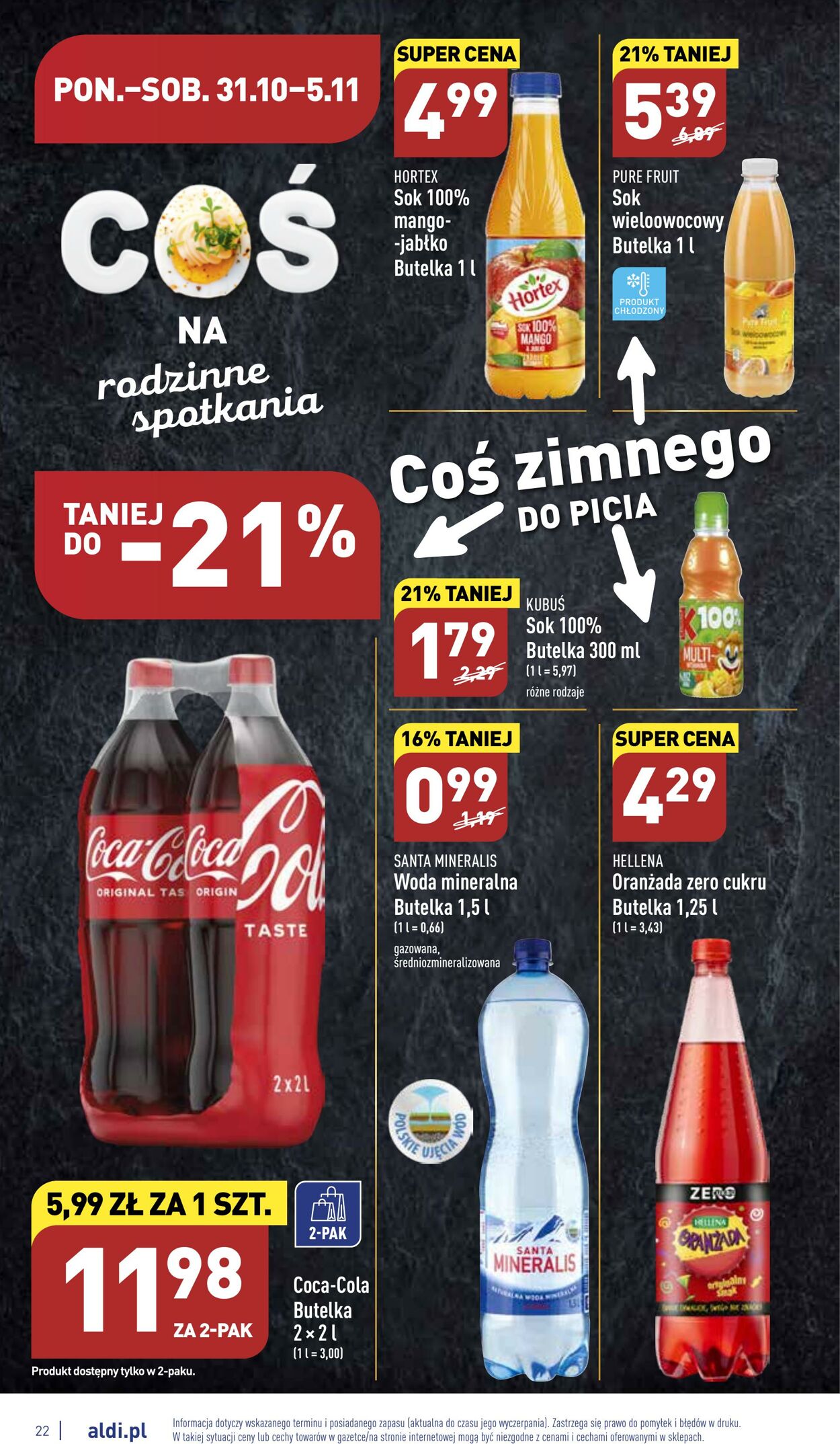 Gazetka Aldi 31.10.2022 - 05.11.2022