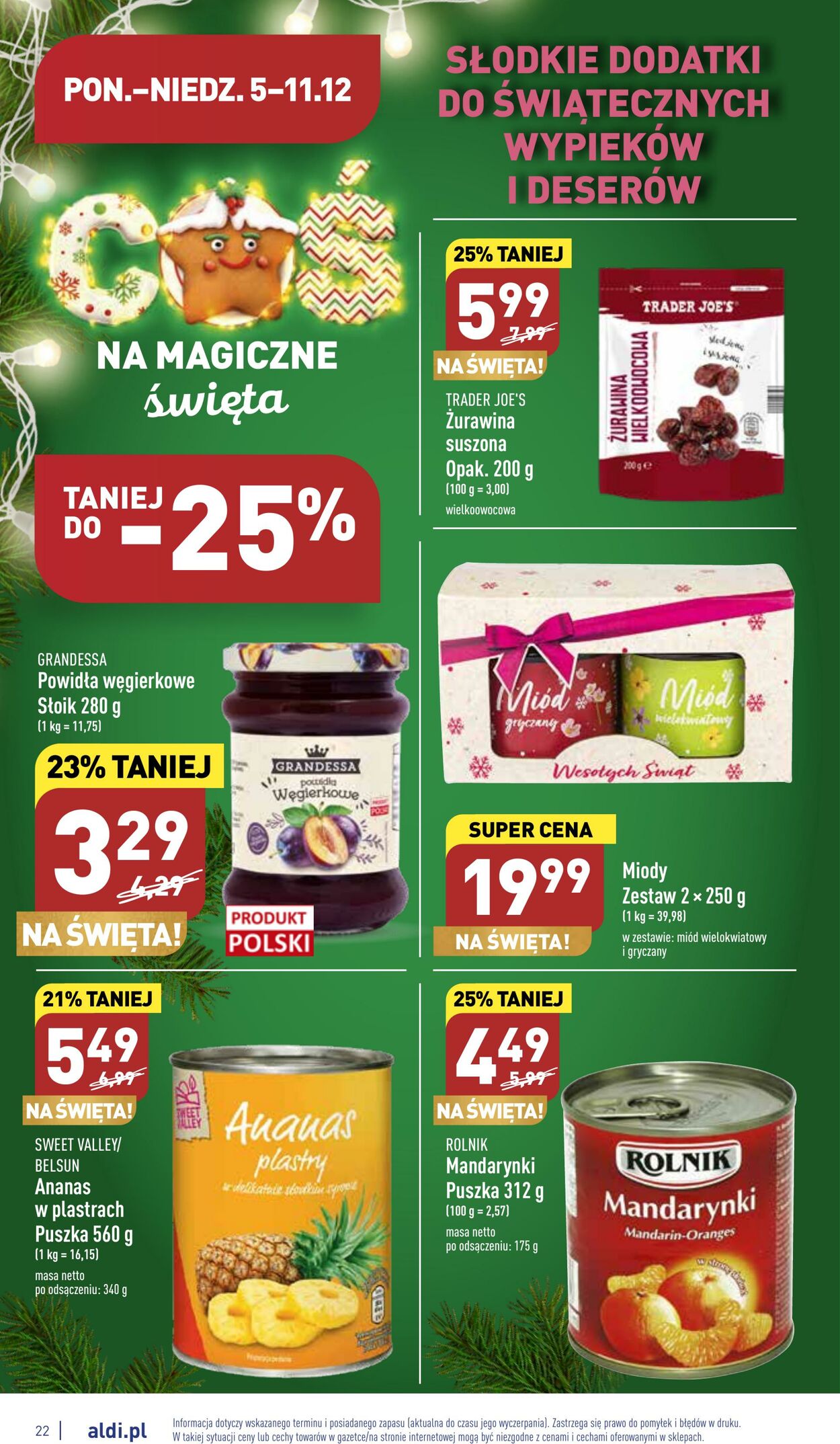 Gazetka Aldi 05.12.2022 - 11.12.2022