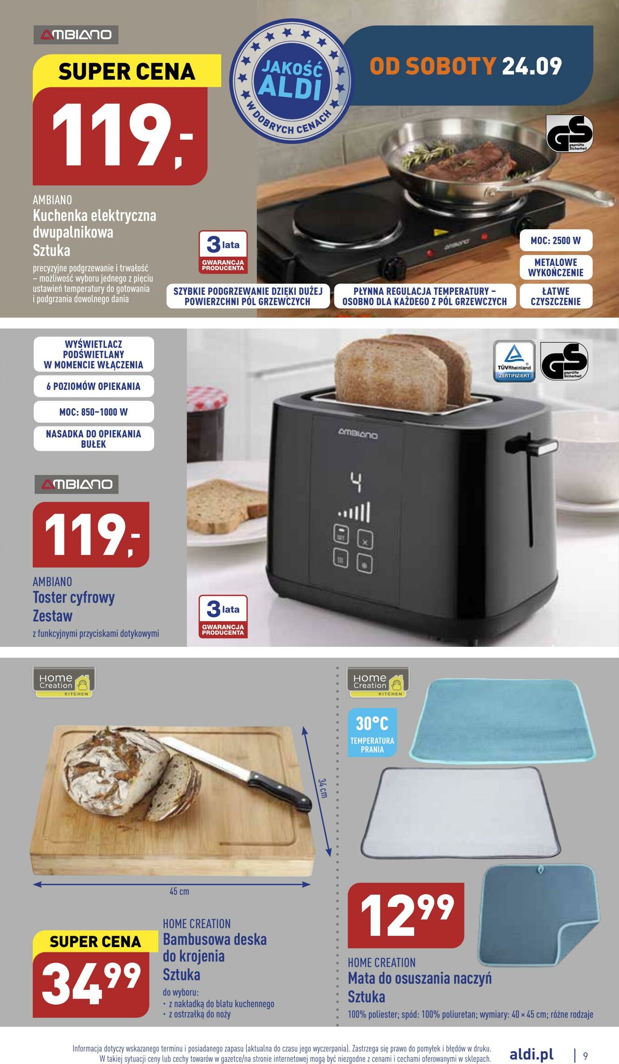 Gazetka Aldi 21.09.2022 - 24.09.2022