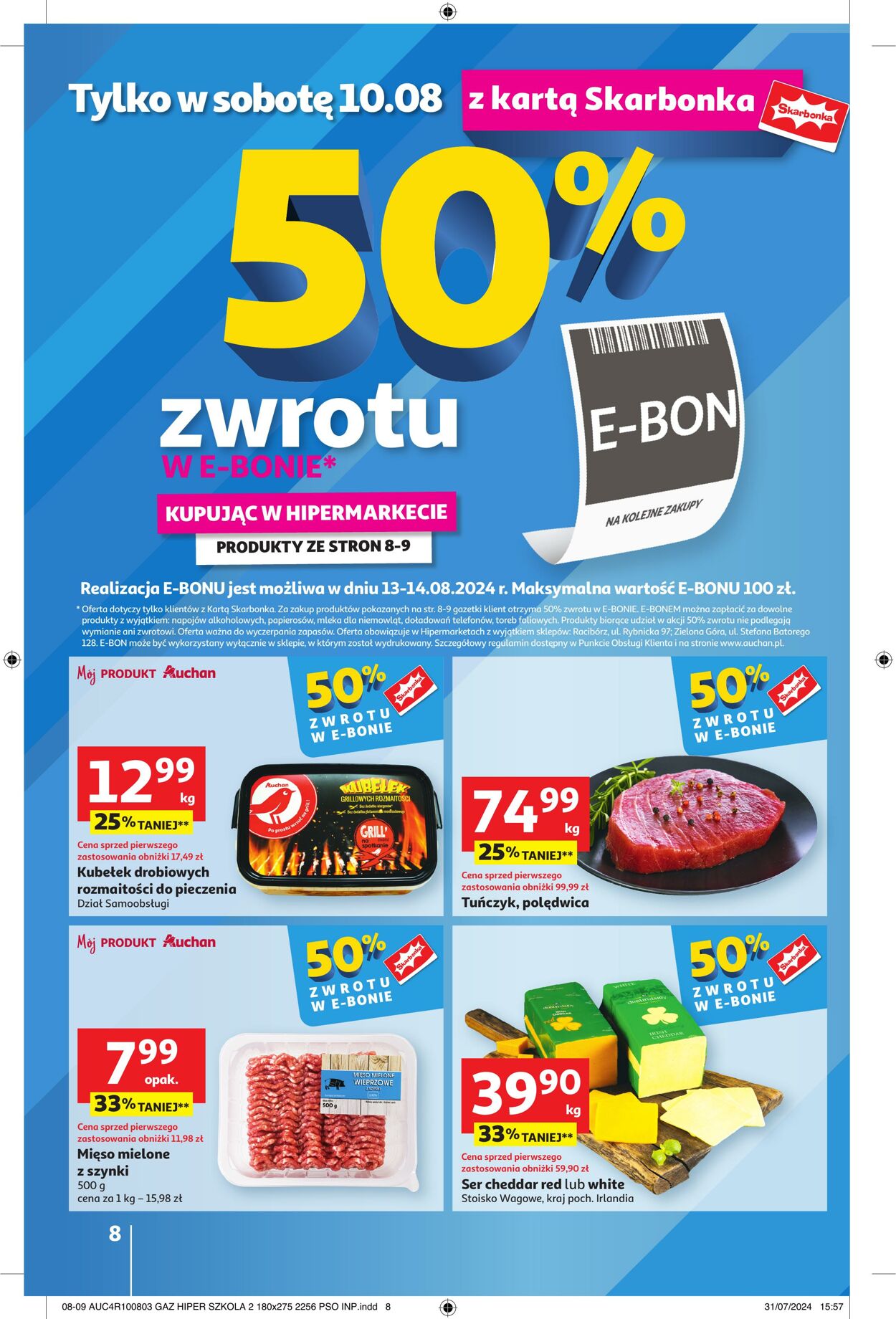 Gazetka Auchan 08.08.2024 - 14.08.2024