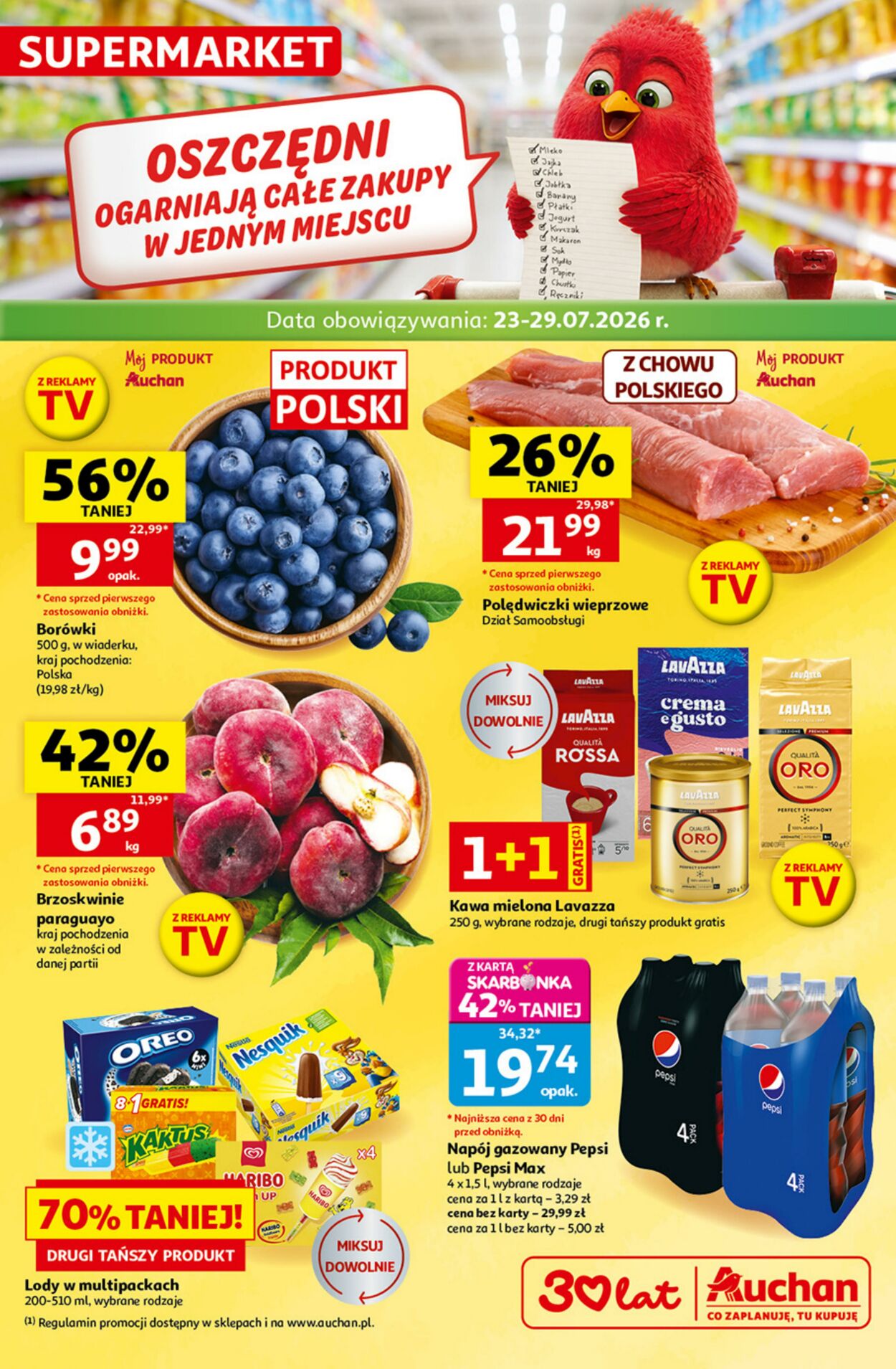 Gazetka Auchan 23.07.2026 - 29.07.2026