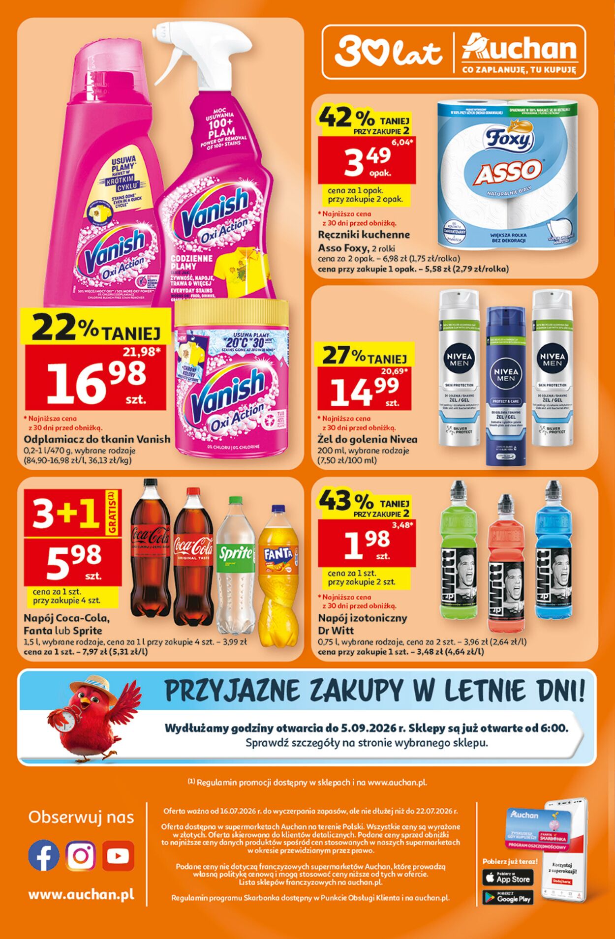 Gazetka Auchan 16.07.2026 - 22.07.2026