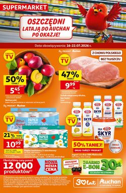 Gazetka Auchan 16.07.2026 - 22.07.2026