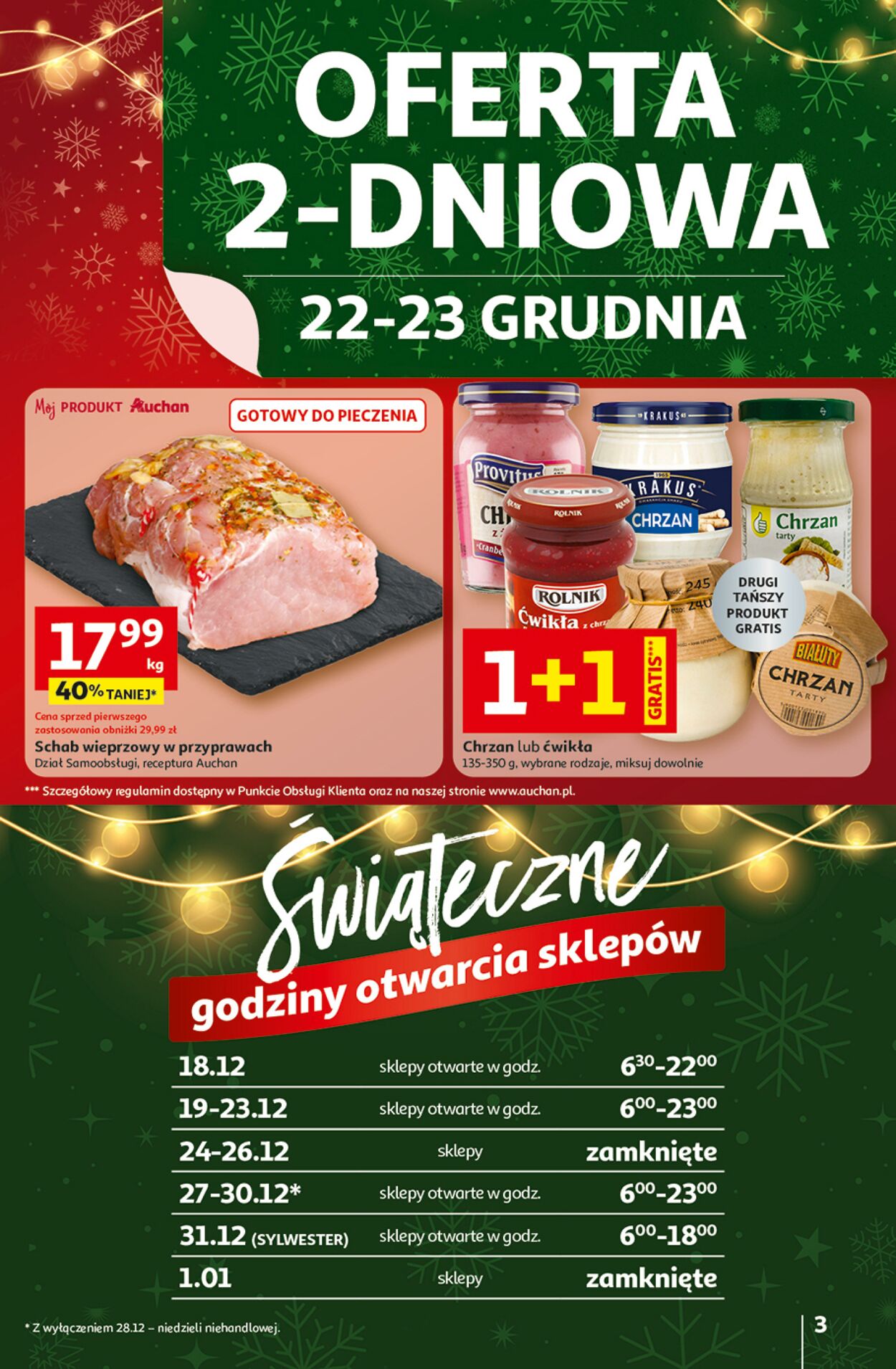 Gazetka Auchan 18.12.2025 - 23.12.2025