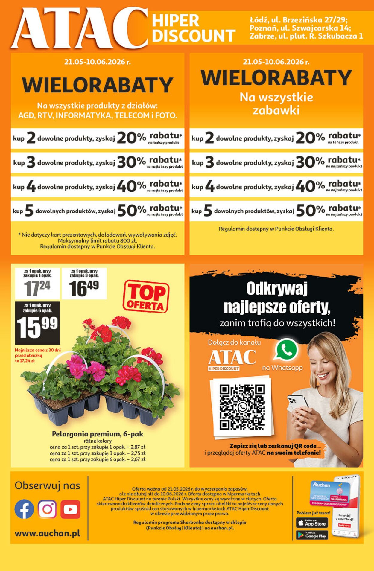 Gazetka Auchan 21.05.2026 - 10.06.2026