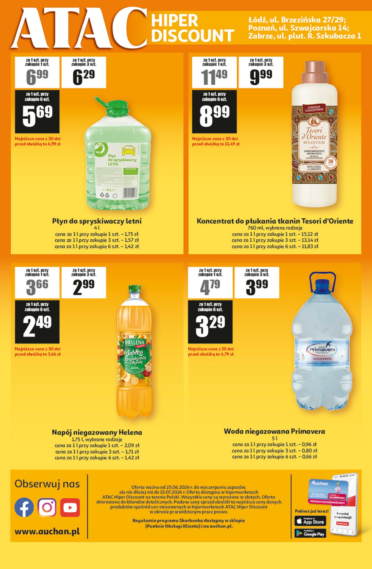 Gazetka Auchan 25.06.2026 - 15.07.2026