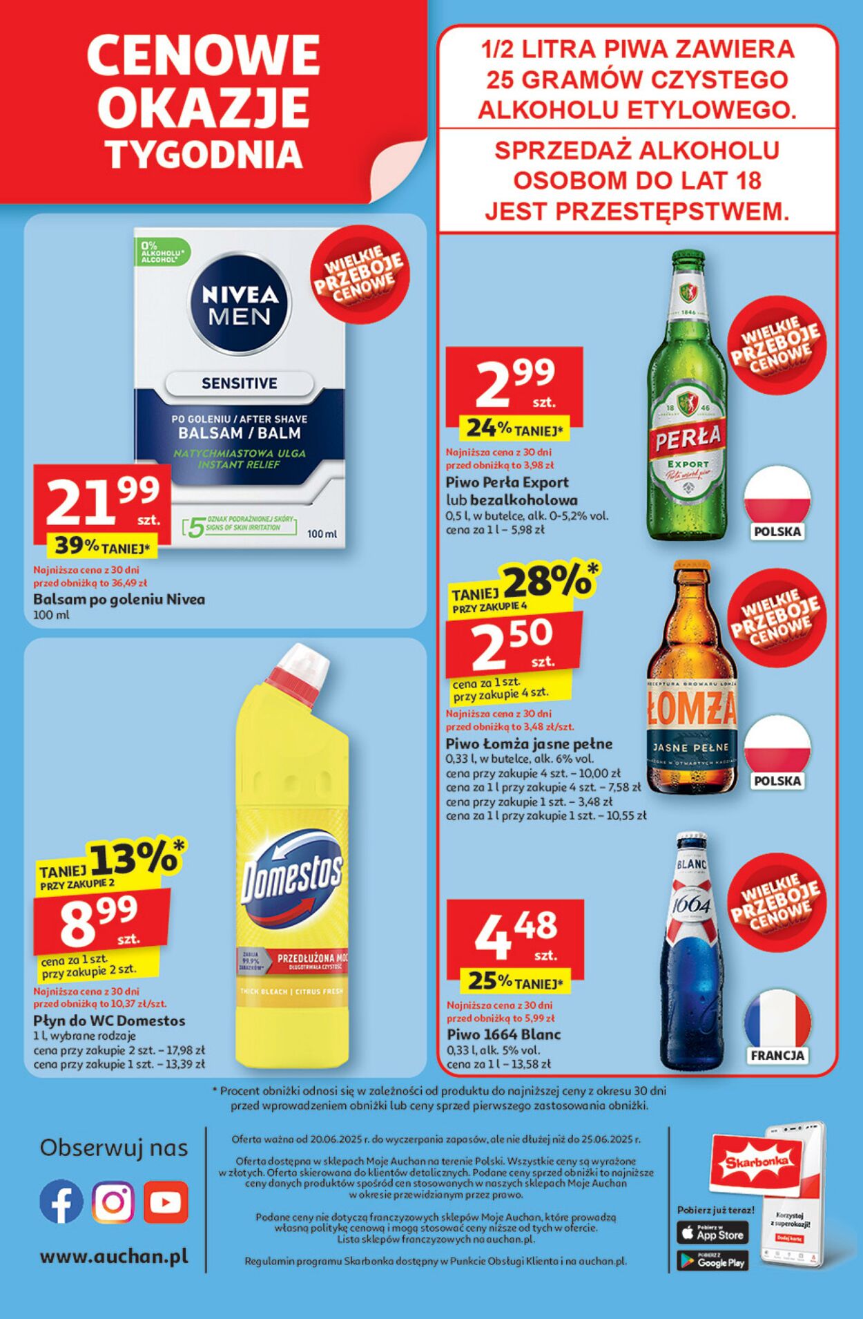 Gazetka Auchan 20.06.2025 - 25.06.2025