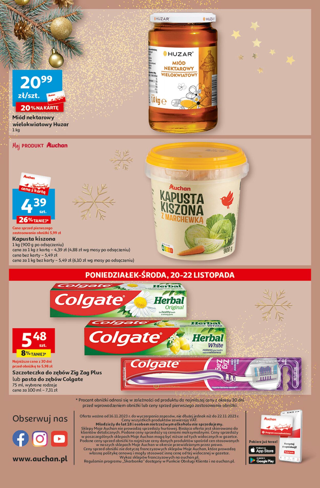 Gazetka Auchan 16.11.2023 - 22.11.2023