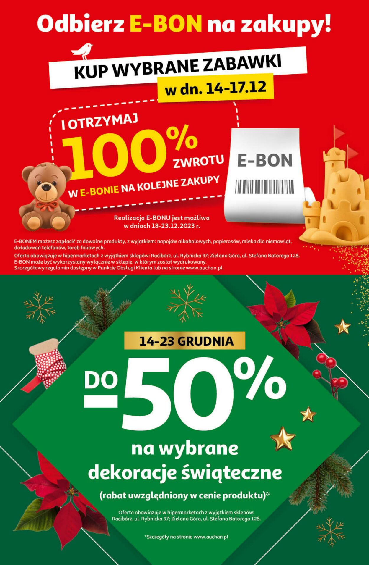 Gazetka Auchan 14.12.2023 - 23.12.2023