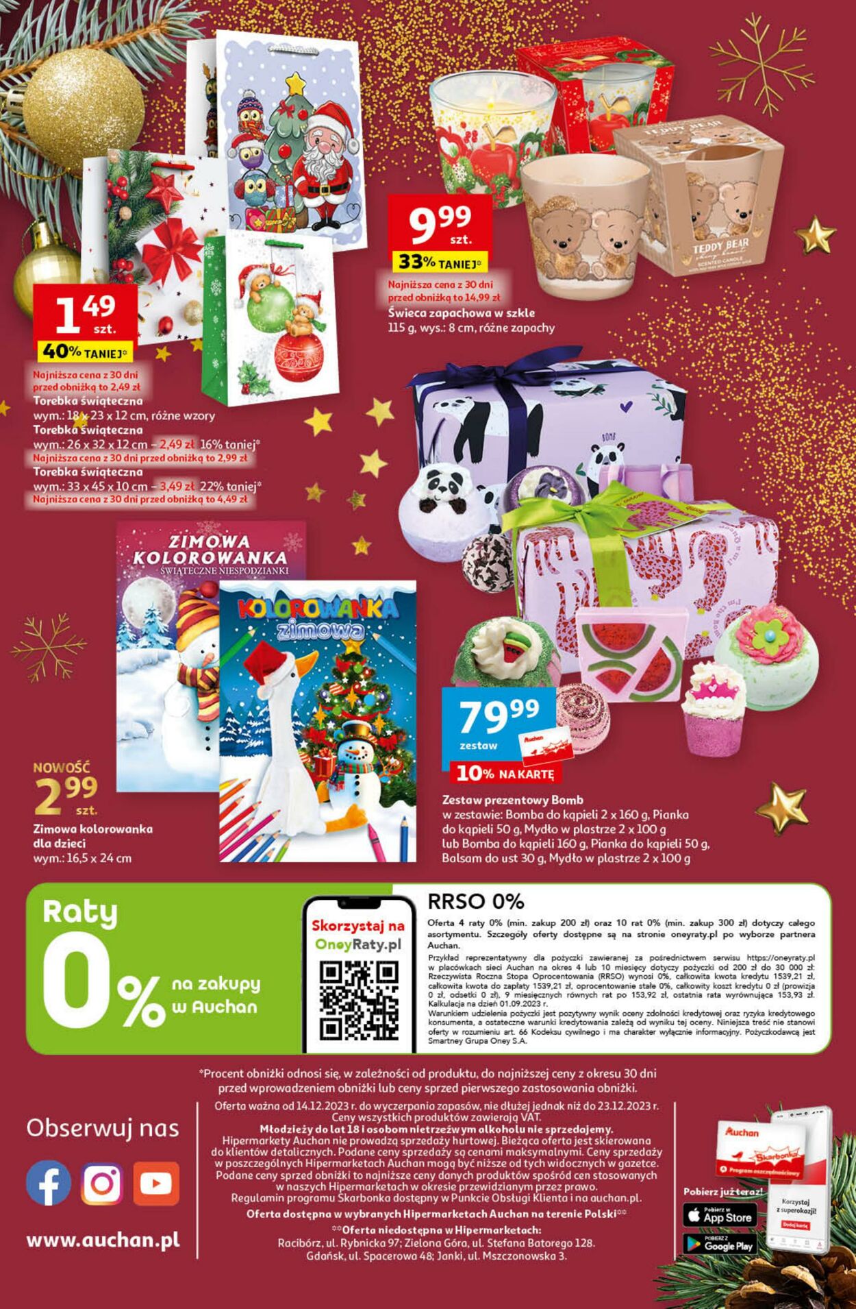 Gazetka Auchan 14.12.2023 - 23.12.2023