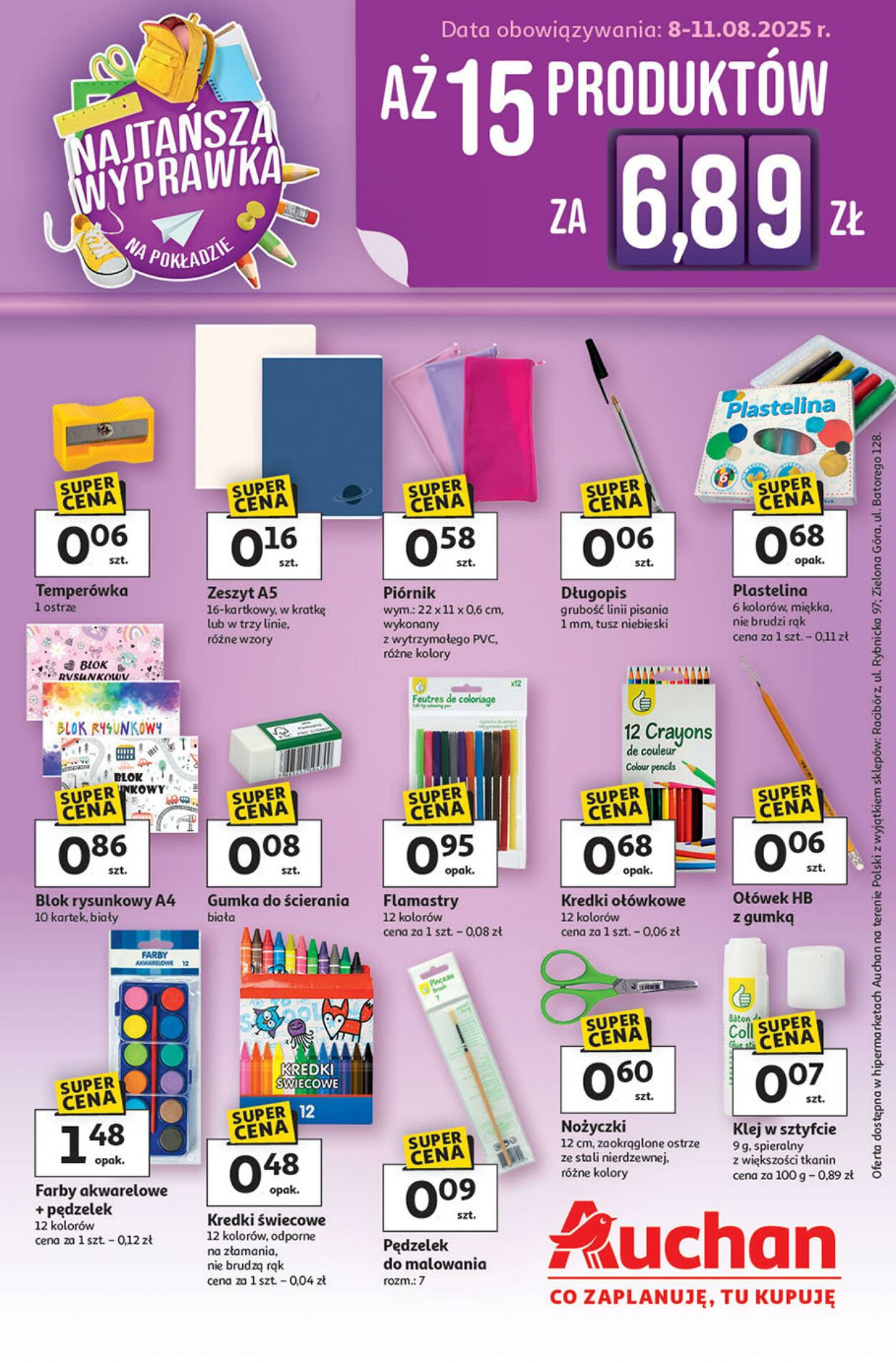 Gazetka Auchan 08.08.2025 - 11.08.2025