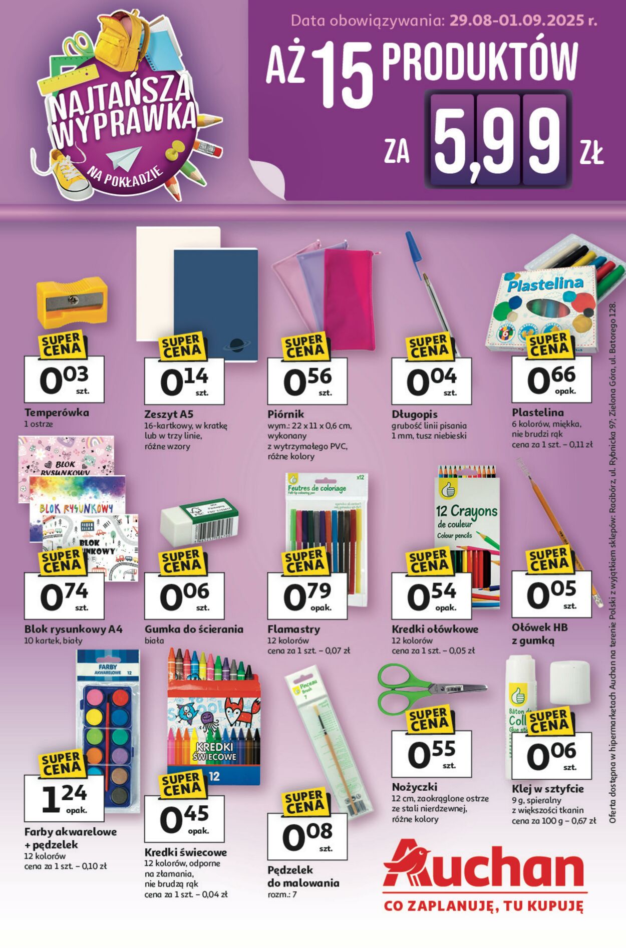 Gazetka Auchan 29.08.2025 - 01.09.2025