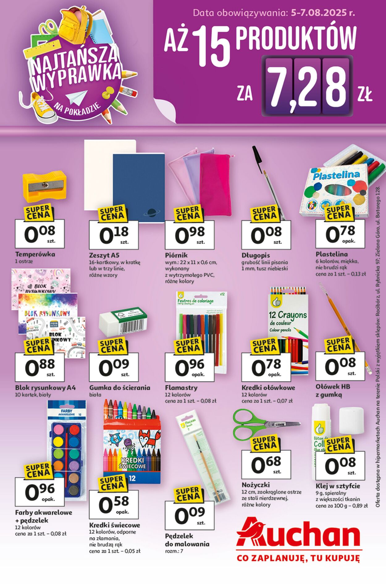 Gazetka Auchan 05.08.2025 - 07.08.2025