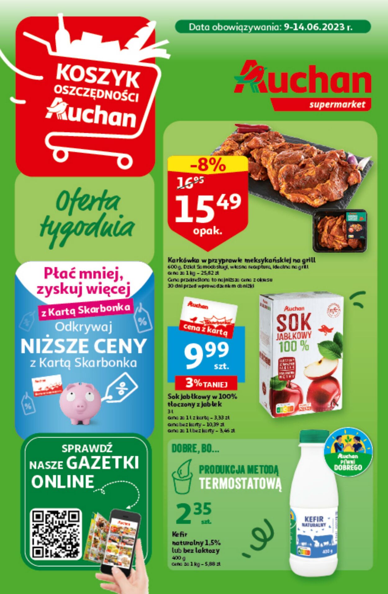 Gazetka Auchan 09.06.2023 - 14.06.2023