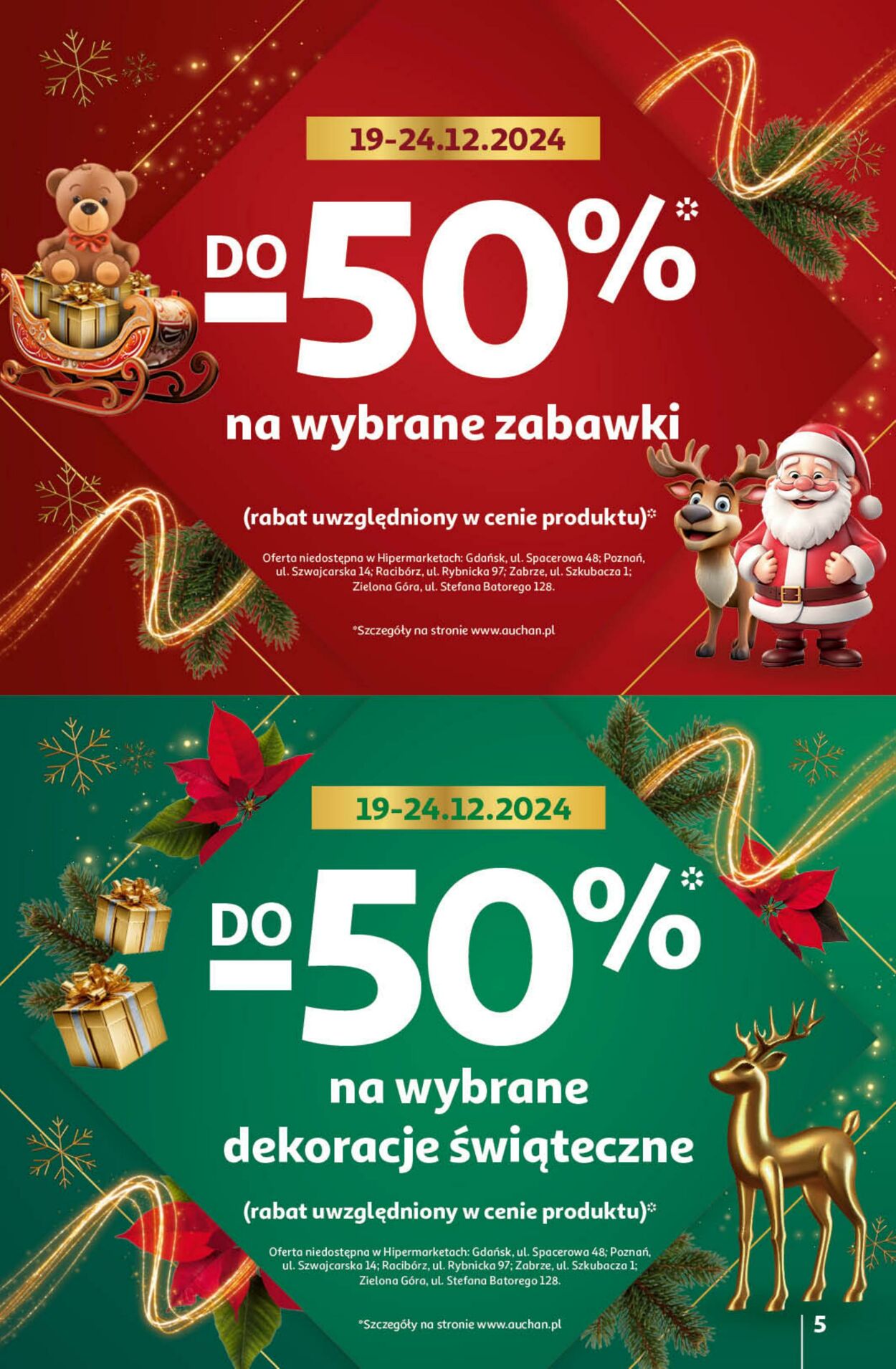 Gazetka Auchan 19.12.2024 - 24.12.2024