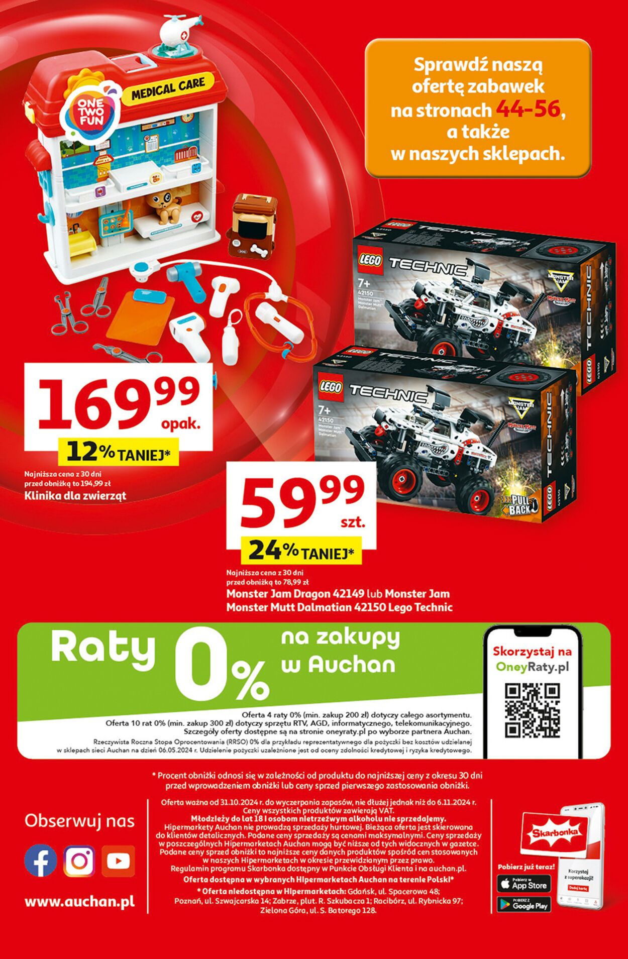 Gazetka Auchan 31.10.2024 - 06.11.2024