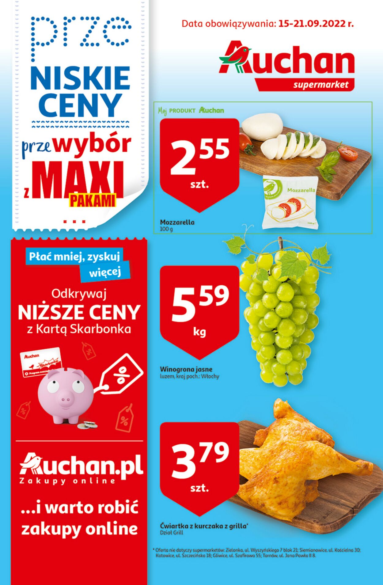 Gazetka Auchan 15.09.2022 - 21.09.2022