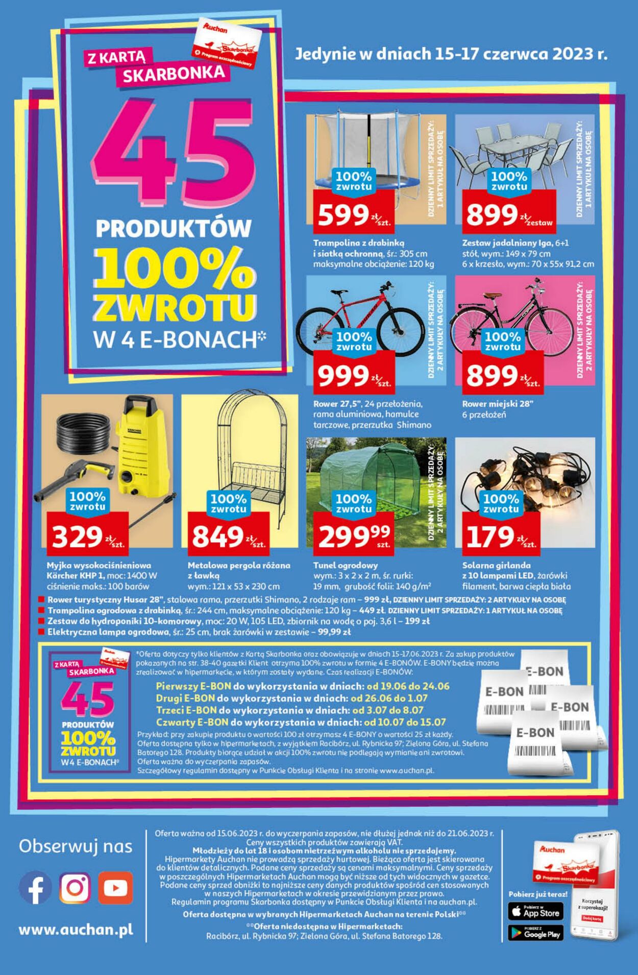 Gazetka Auchan 15.06.2023 - 21.06.2023