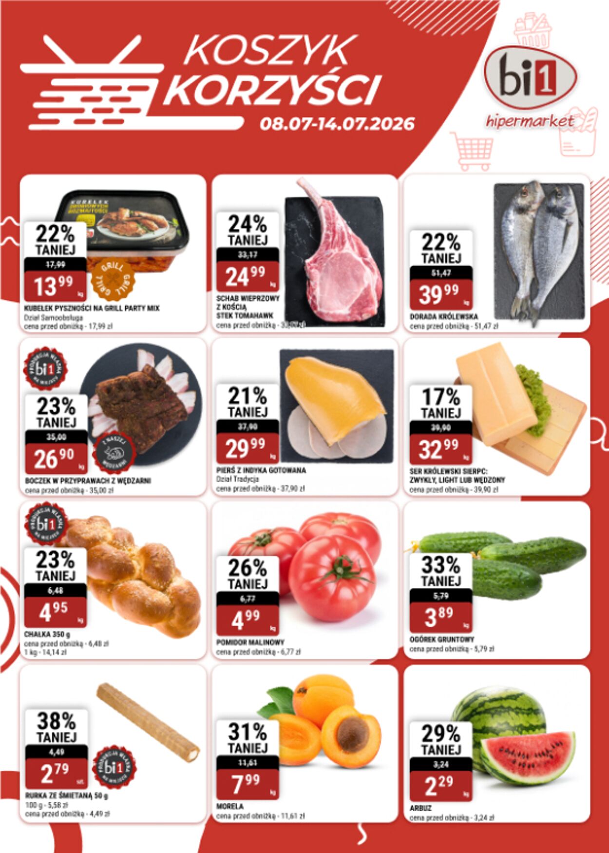 Gazetka Bi1 14.07.2026 - 07.08.2026