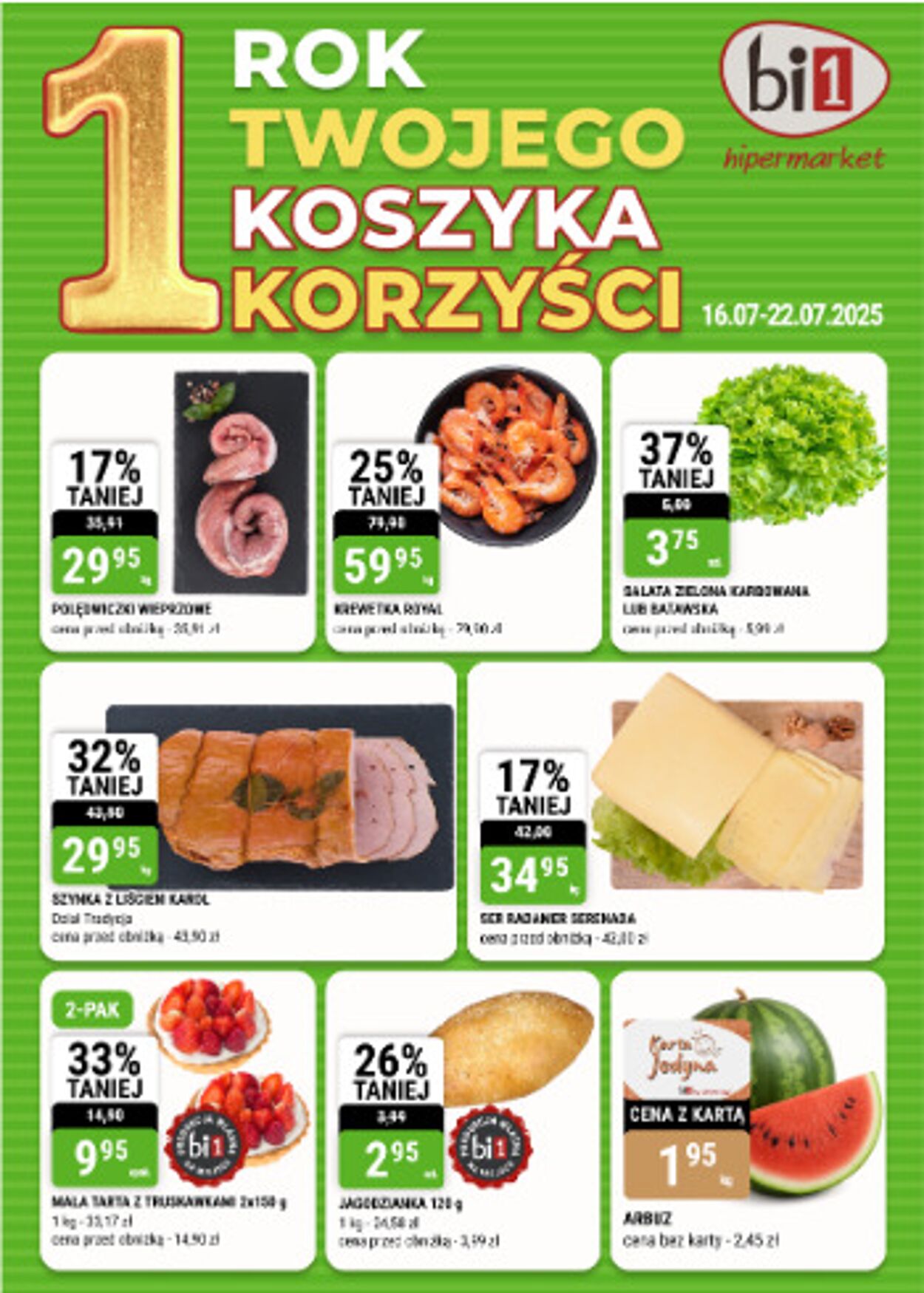 Gazetka Bi1 16.07.2025 - 22.07.2025