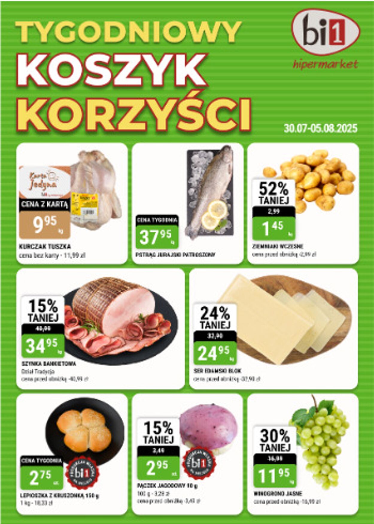 Gazetka Bi1 30.07.2025 - 07.08.2025
