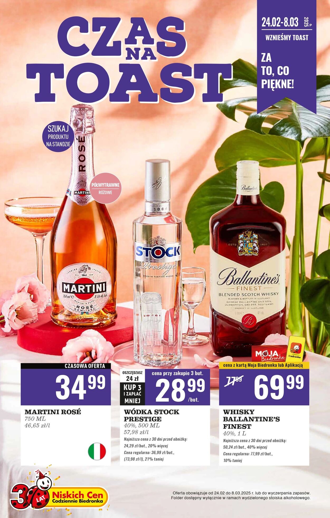 Gazetka Biedronka - Alkohole P - 24.02 - Gazetka - Biedronka.pl 24 lut, 2025 - 8 mar, 2025