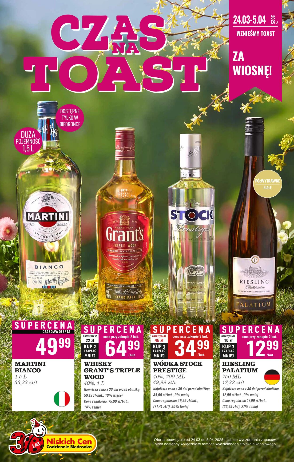 Gazetka Biedronka - Alkohole - P 24.03 - Biedronka.pl 24 mar, 2025 - 31 mar, 2025