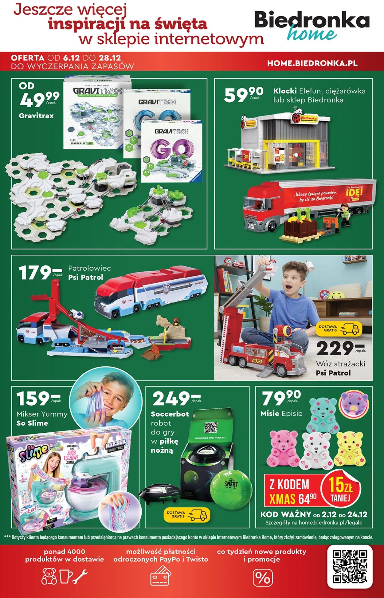 Gazetka Biedronka 15.12.2025 - 28.12.2025