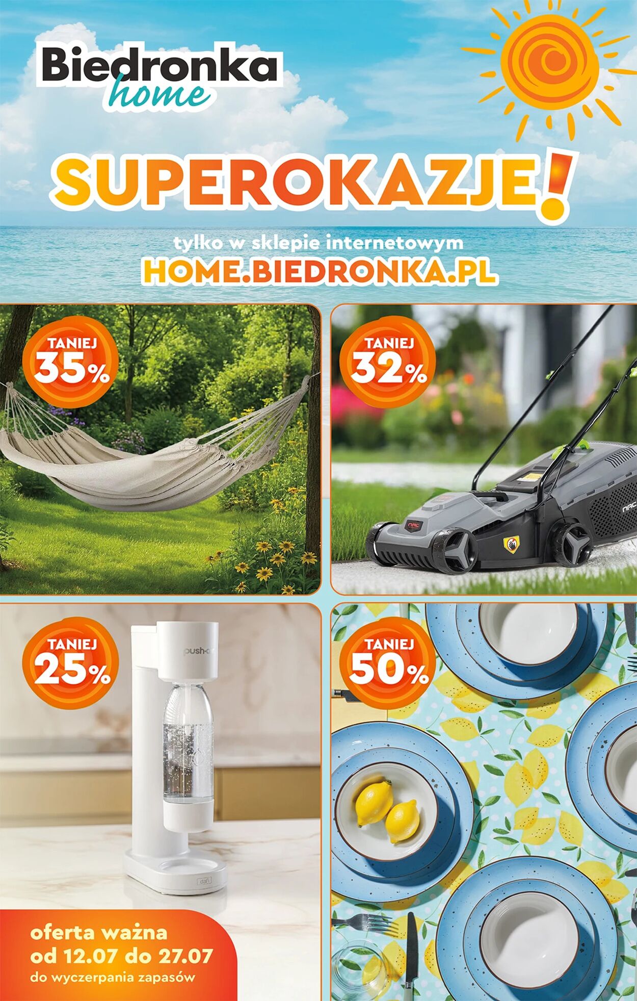 Gazetka Biedronka 12.07.2025 - 27.07.2025