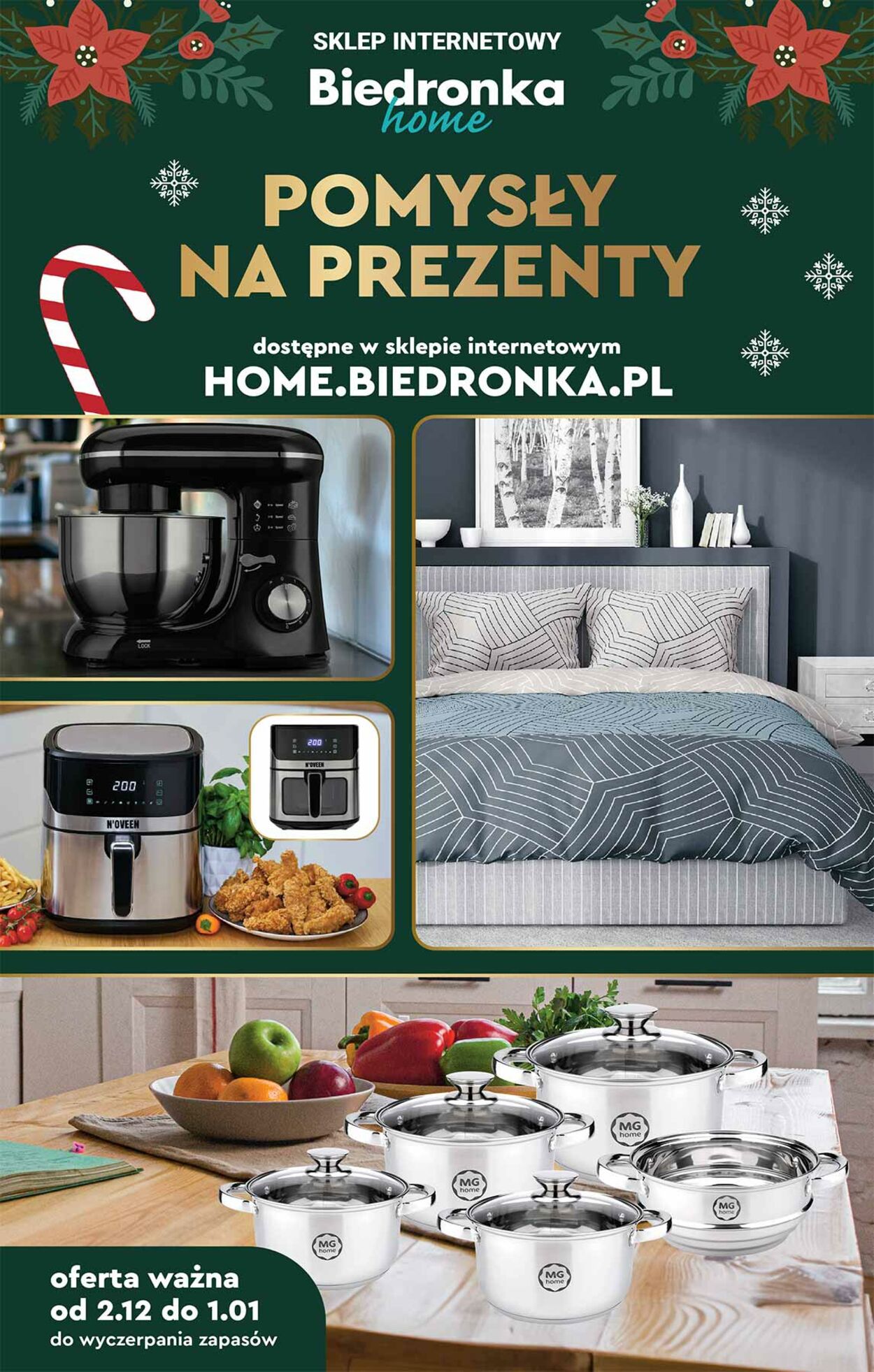 Gazetka Biedronka - Biedronka home 2.12 - Gazetka - Biedronka.pl 16 gru, 2024 - 22 gru, 2024