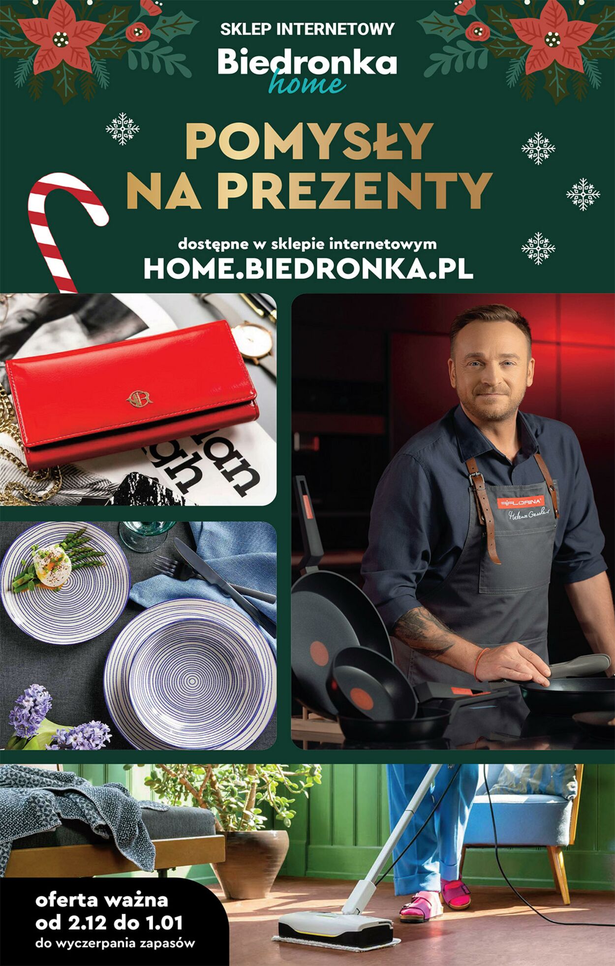 Gazetka Biedronka - Biedronka home 2.12 - Gazetka - Biedronka.pl 2 gru, 2024 - 1 sty, 2025