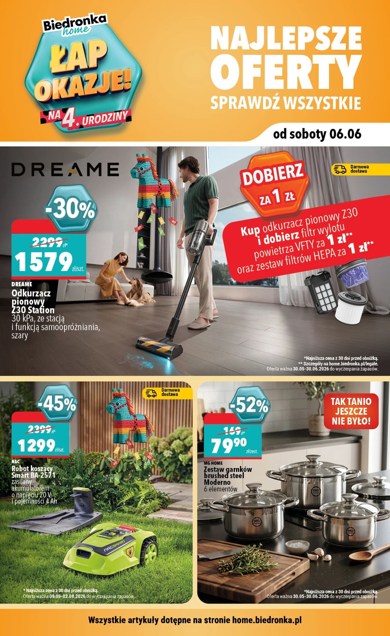 Gazetka Biedronka - Biedronka Home - oferta od 06.06 - Gazetka - Biedronka.pl 6 cze, 2026 - 13 cze, 2026